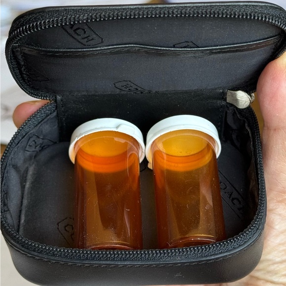 Coach Black Leather Pill Case - Picture 3 of 8